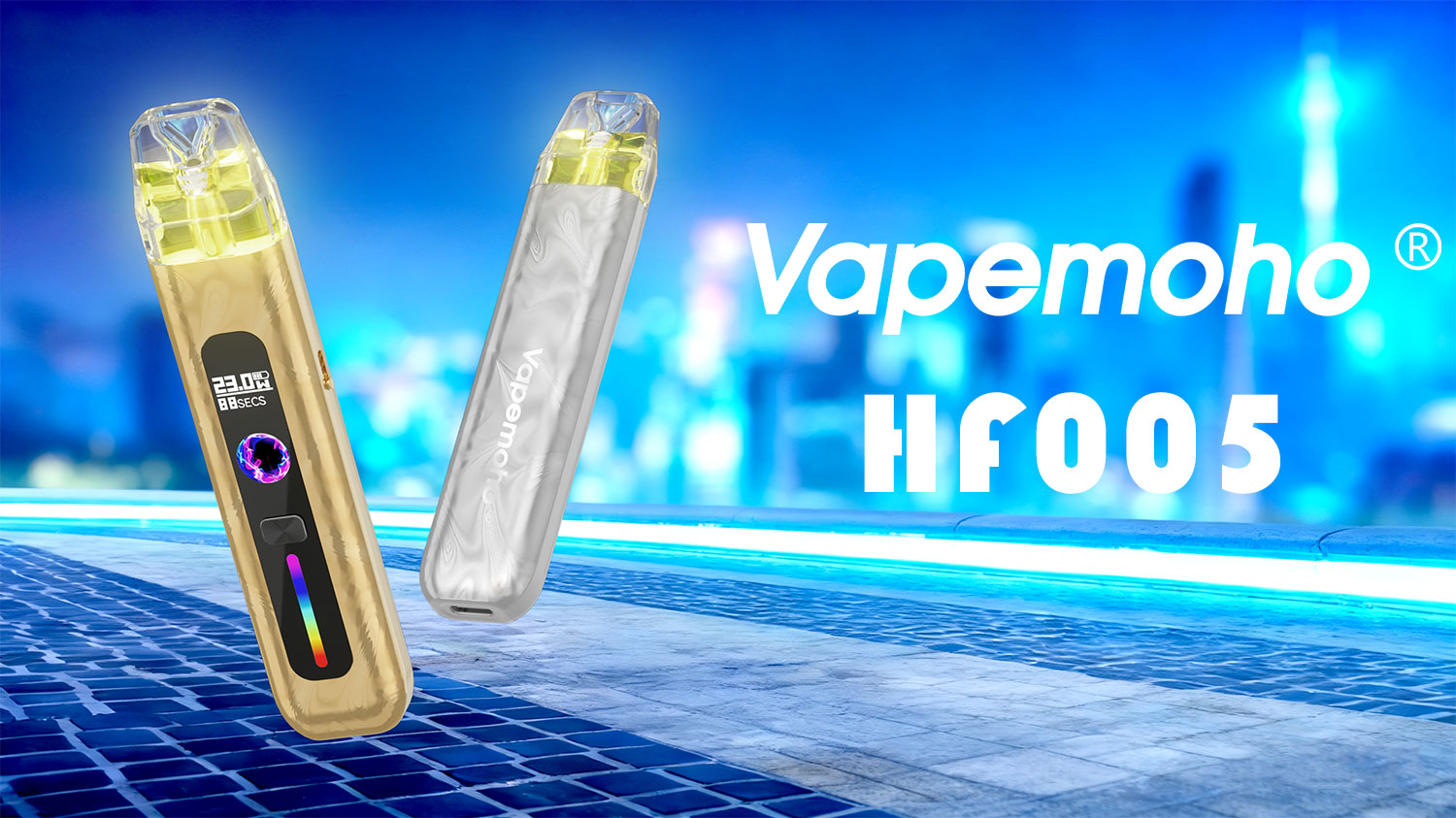 VAPESKY HF005 Luminescent Series in dark environment