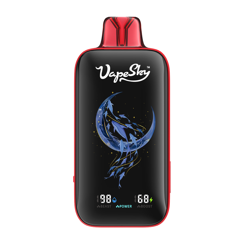 High-tech Smart Screen Vape Interface