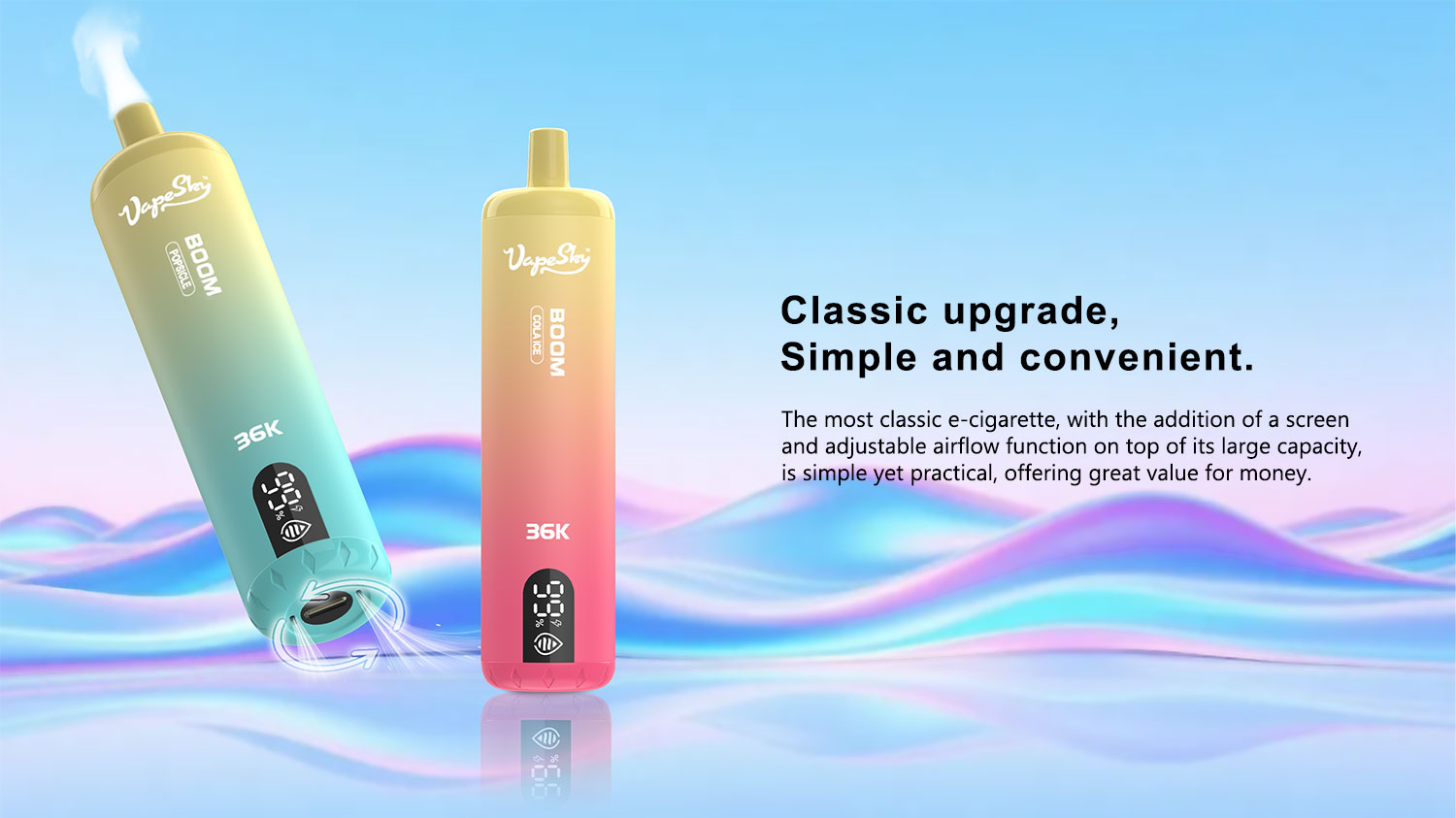 E-cigarette device illustration