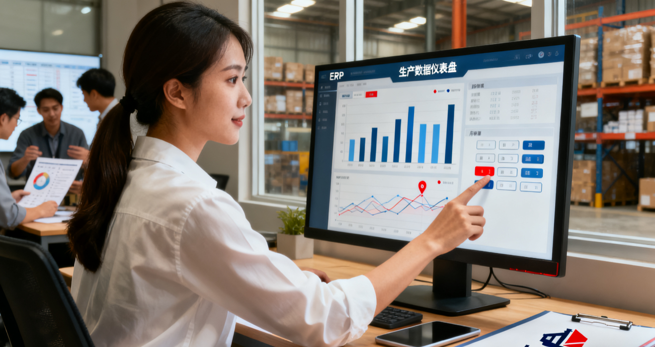 E-cigarette production line with ERP IoT sensors